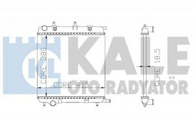 KALE OTO RADYATOR 285300 -  Радиатор, охлаждение двигателя